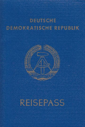 Reisepass, ausgestellt im November 1989